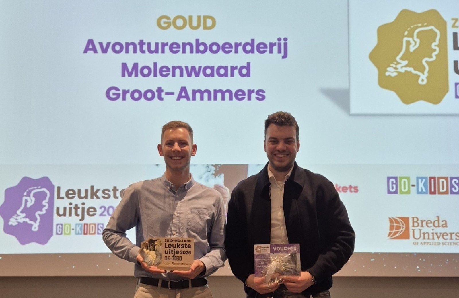 Avonturenboerderij Molenwaard uitgeroepen tot 'Leukste uitje van Zuid-Holland'