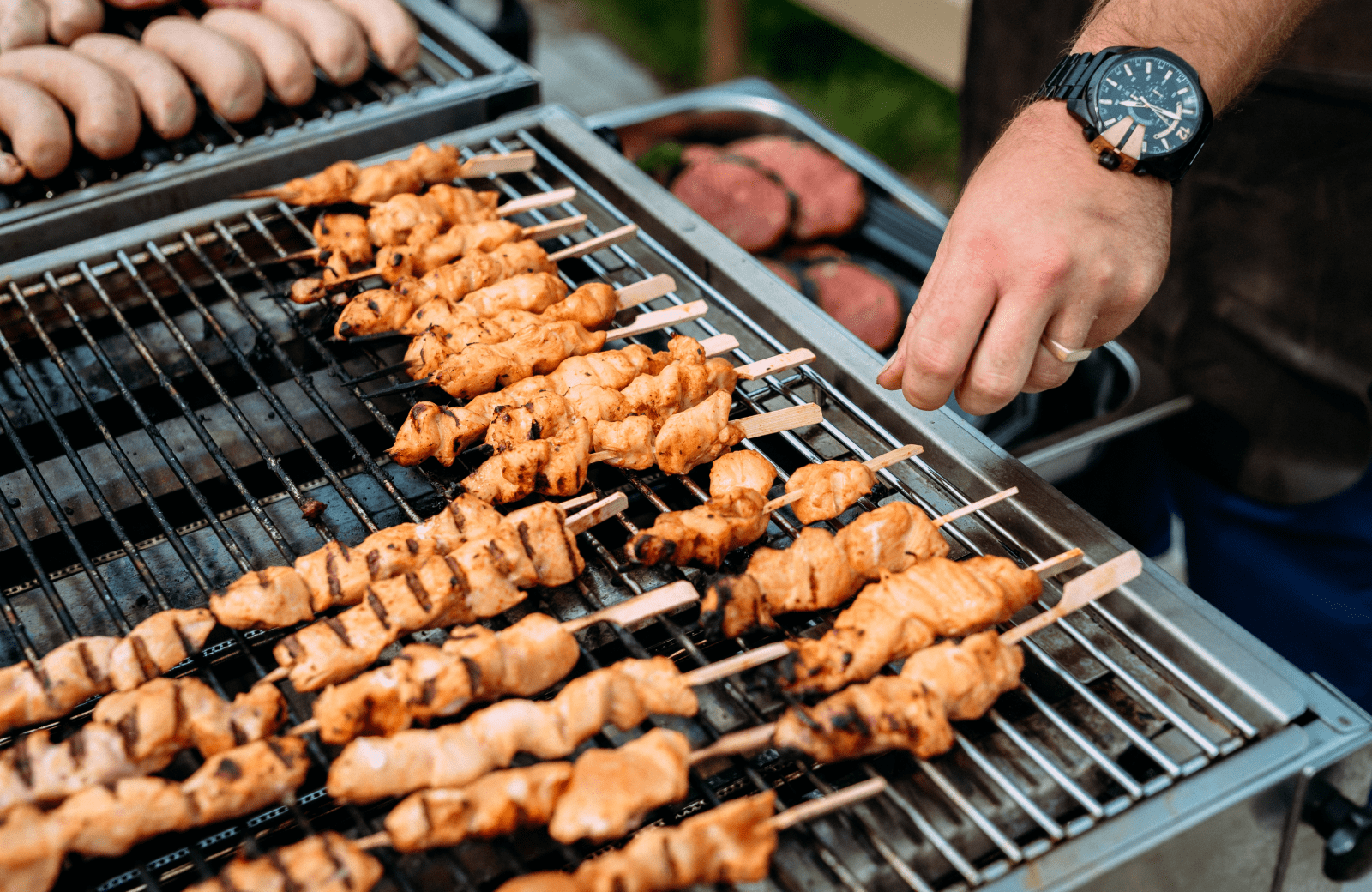 Boerenbarbecue-arrangement