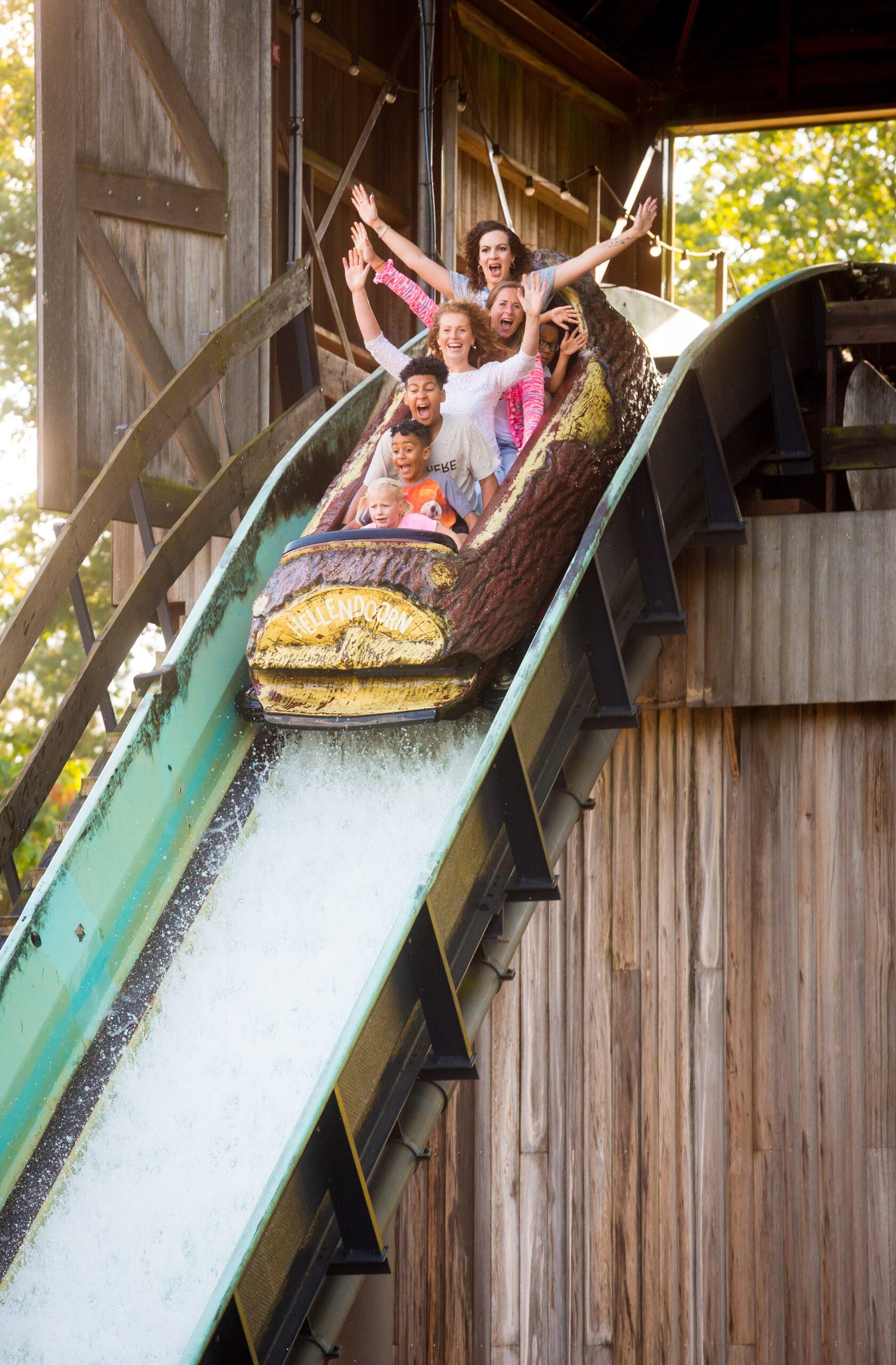 Foto wildwaterval