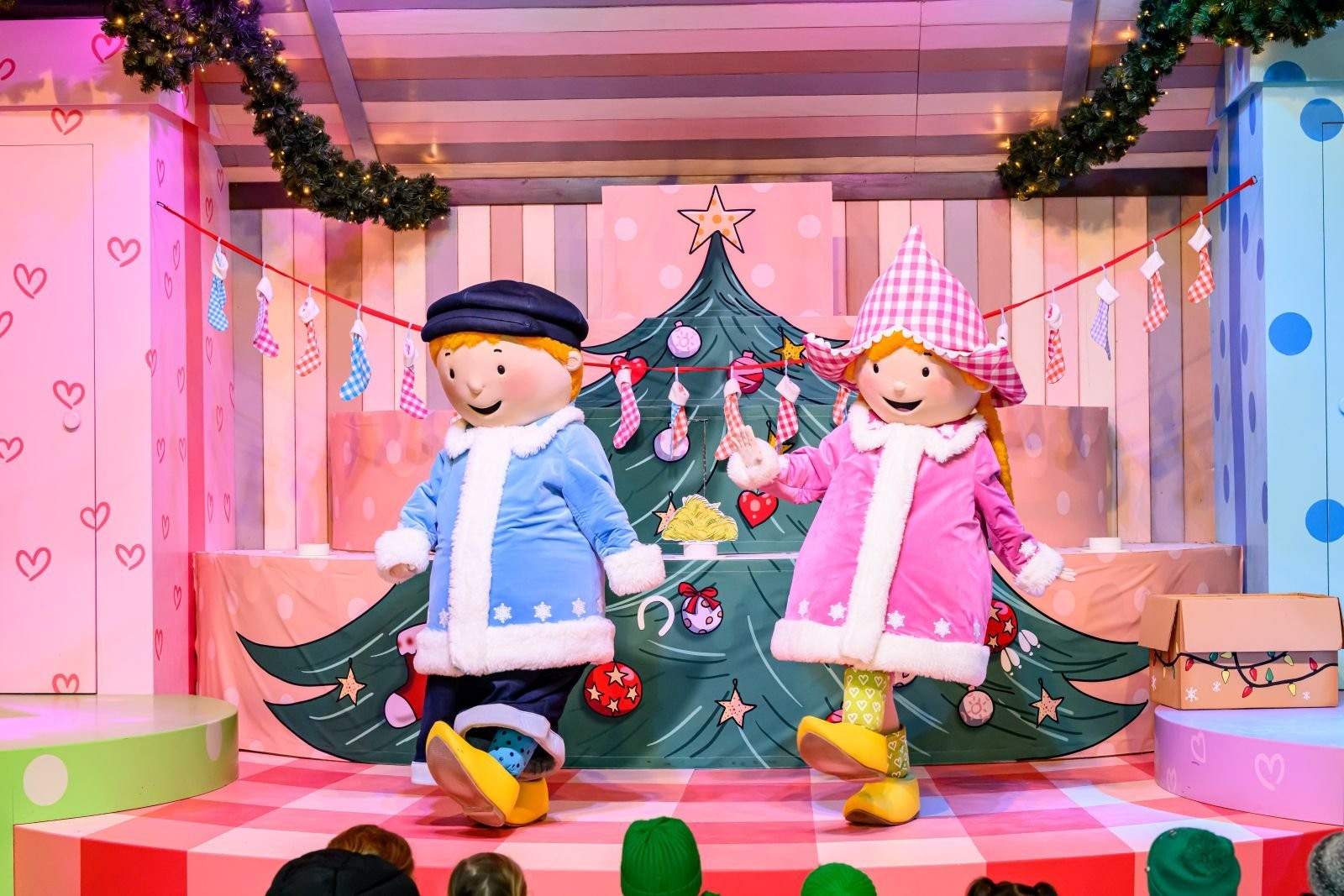 Voorstelling Fien en Teun met kerst