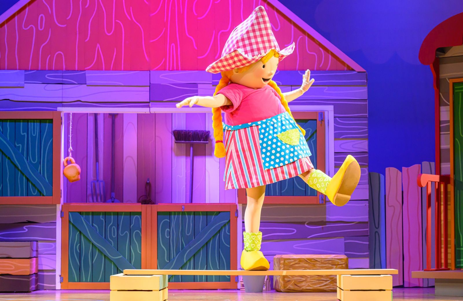 Scenefoto Fien en Teun circus