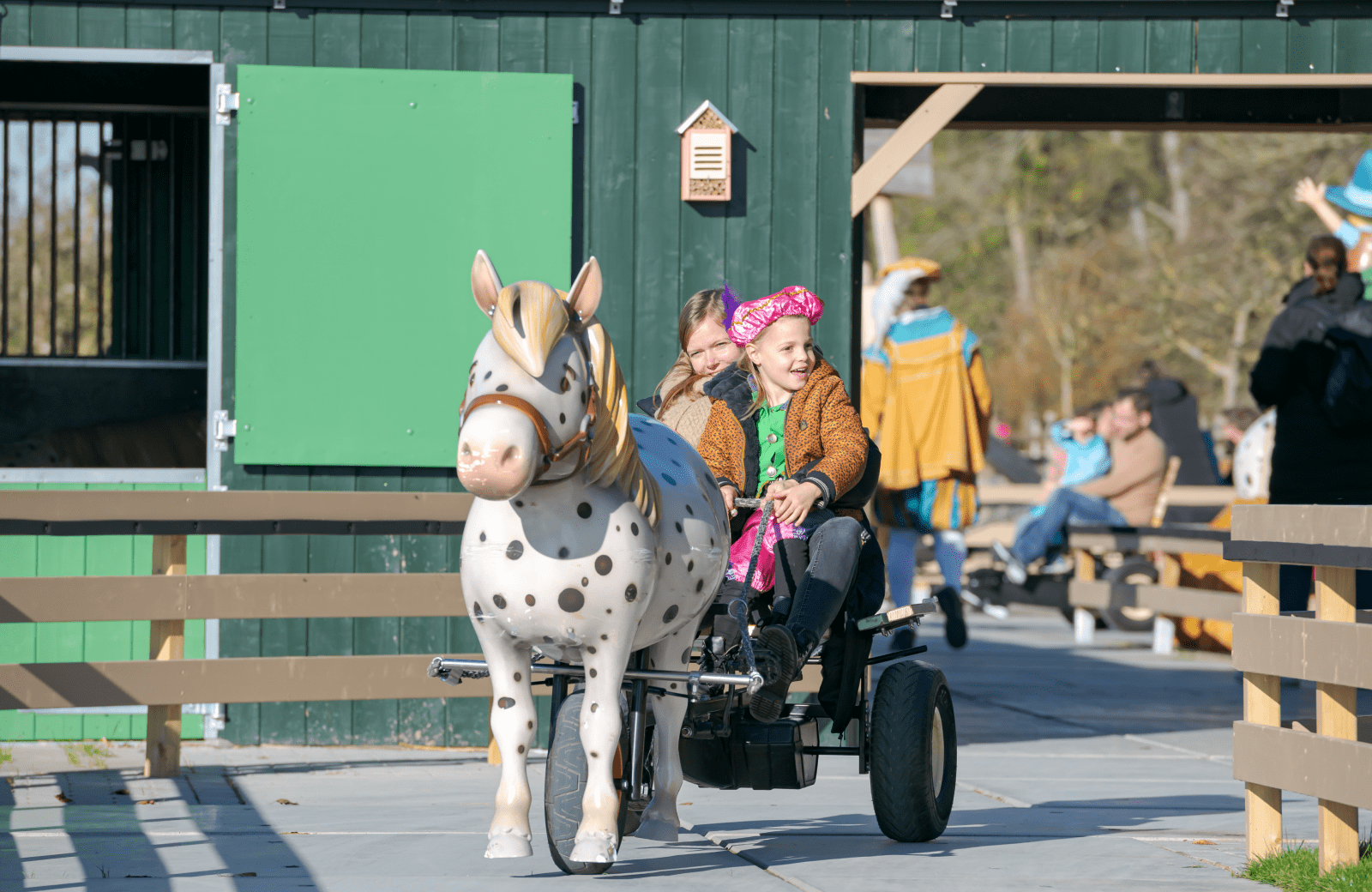 Stip de pony attractie bij Avonturenboerderij Molenwaard
